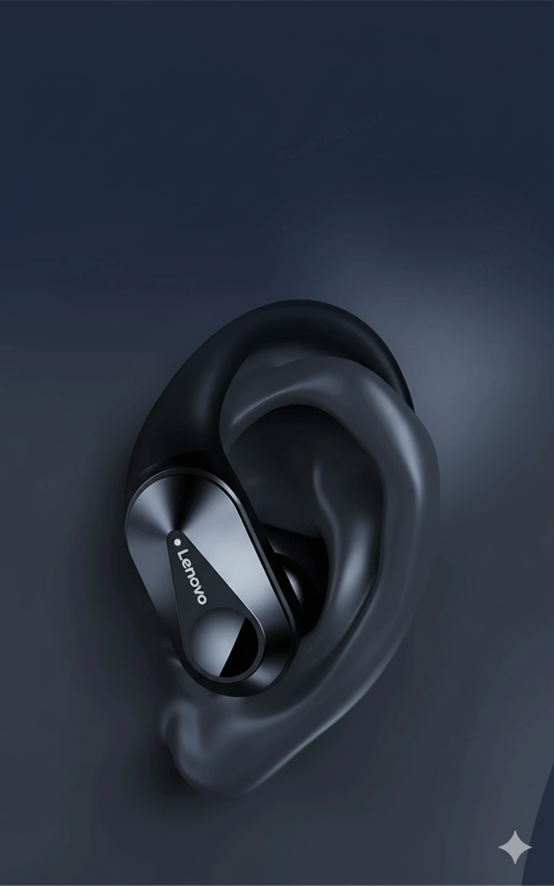 Lenovo XT80 Auriculares Inalámbricos Deportivos | Bluetooth 5.3, Sonido HiFi, Micrófono y Pantalla LED