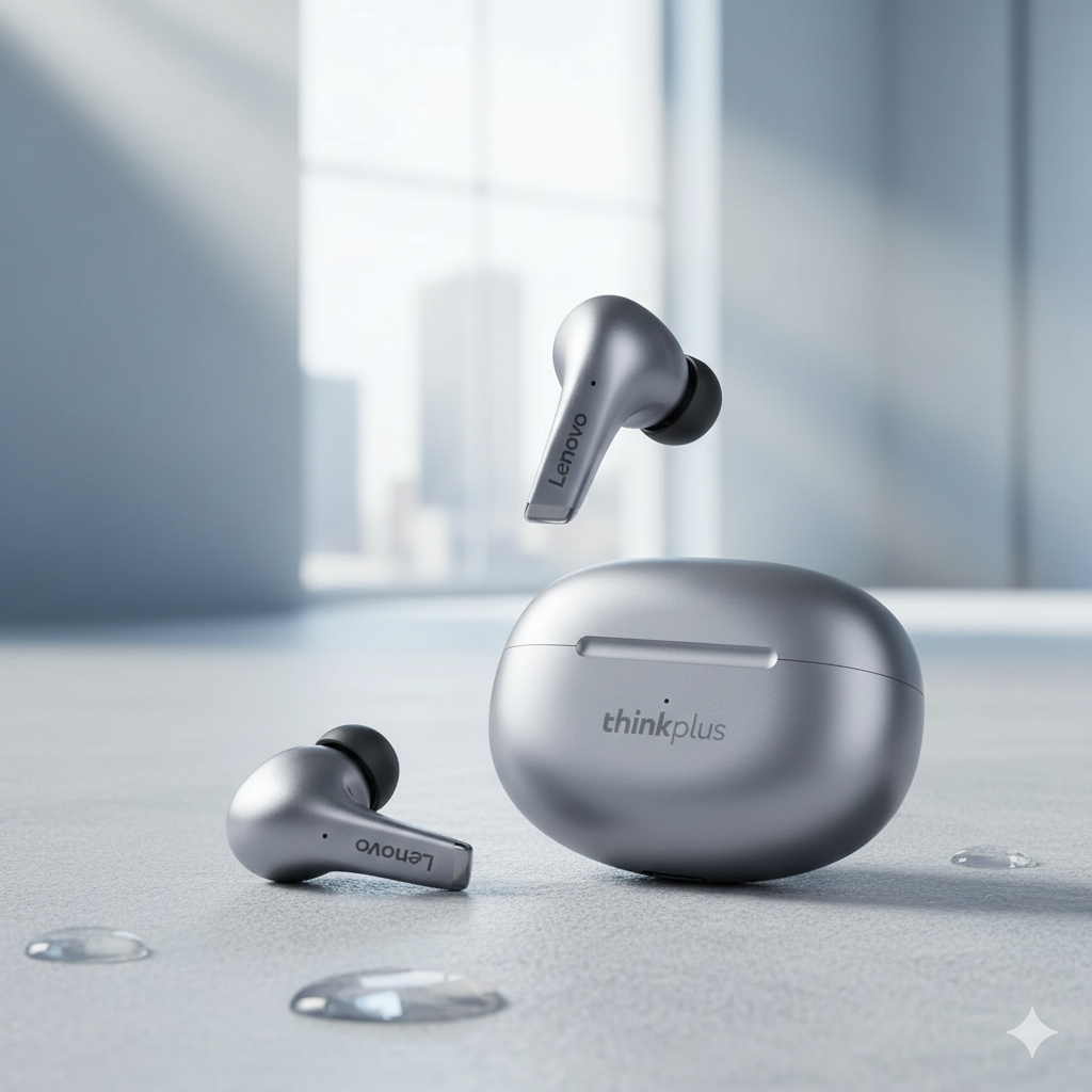 Auriculares Lenovo LP5 TWS Bluetooth – Batería de larga duración, micrófono HD y modo gaming