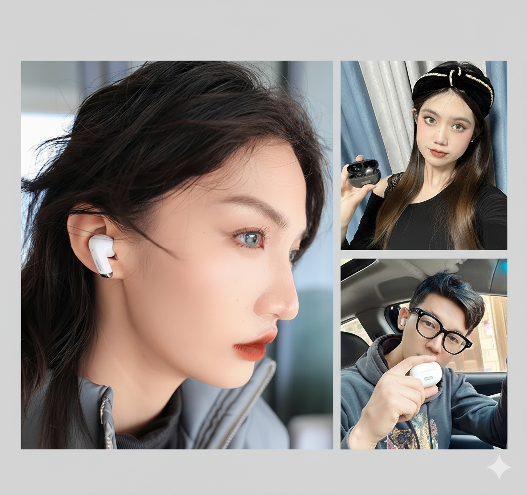 Auriculares Lenovo LP5 TWS Bluetooth – Batería de larga duración, micrófono HD y modo gaming